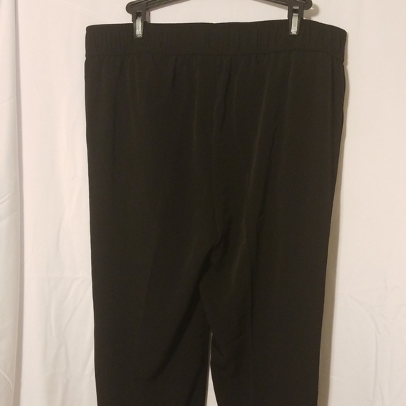 Roz & Ali Black Pull on Ankle Pants - Picture 4 of 9